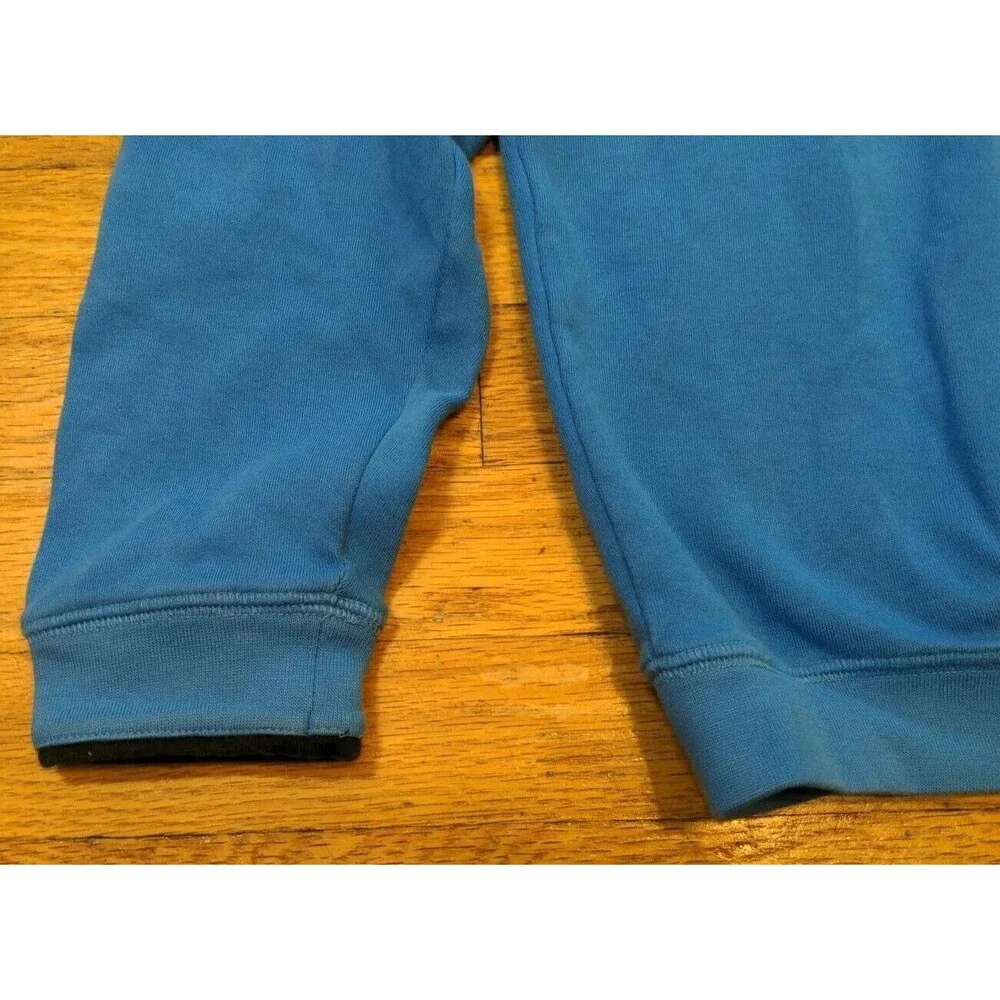 Boston Traders Men's 1/4 Zip Pullover PIMA Cotton Blue XL Long Sleeved Shirt